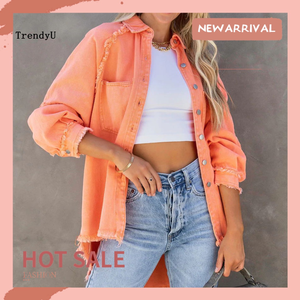 Elegant denim jacket sale