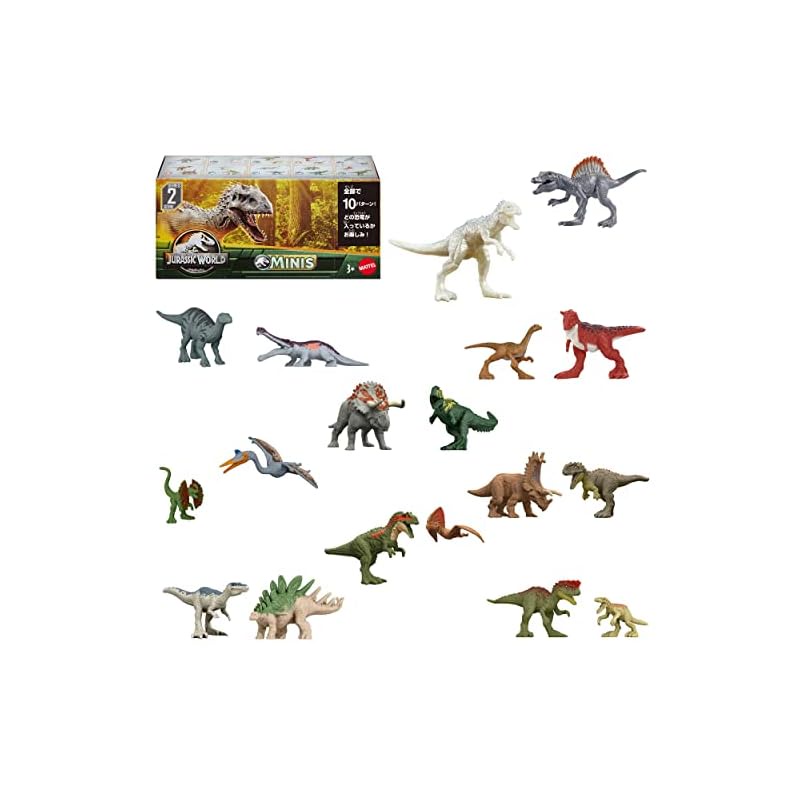 Jurassic world mini action dino figures blind bags gift set best sale bundle