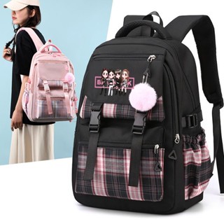 Black pink back pack sales