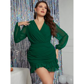 Affordable plus size cocktail on sale dresses