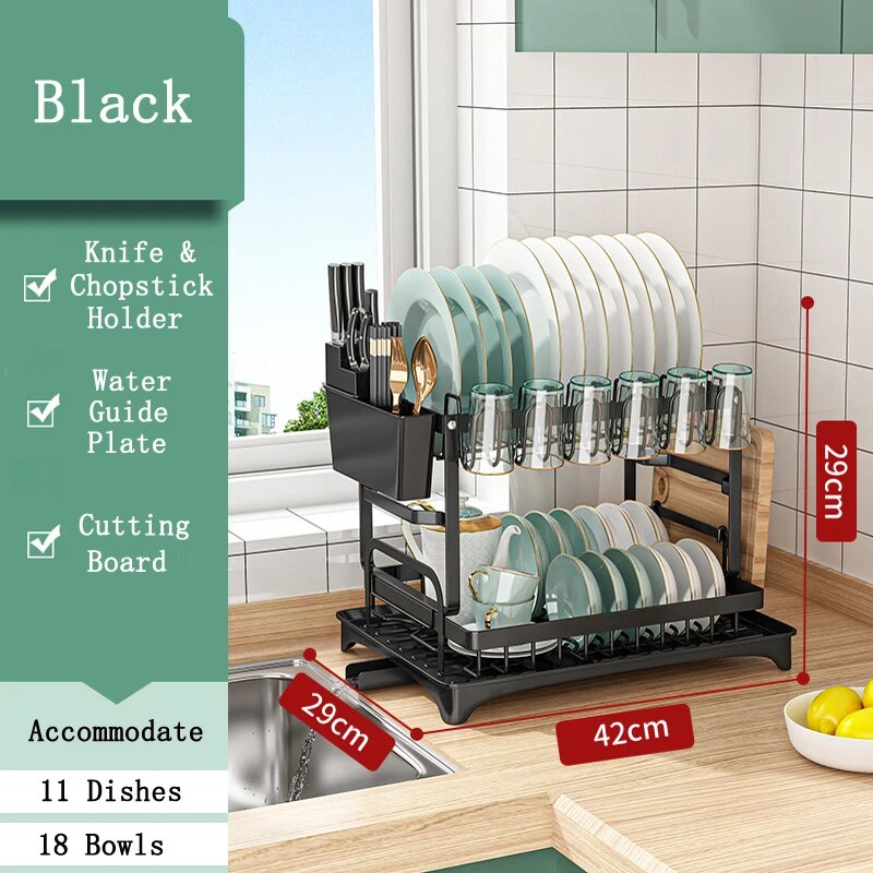 RSmart.SG I DR0188 I Drain Rack Auto Drainer Tray Dish drying rack with ...