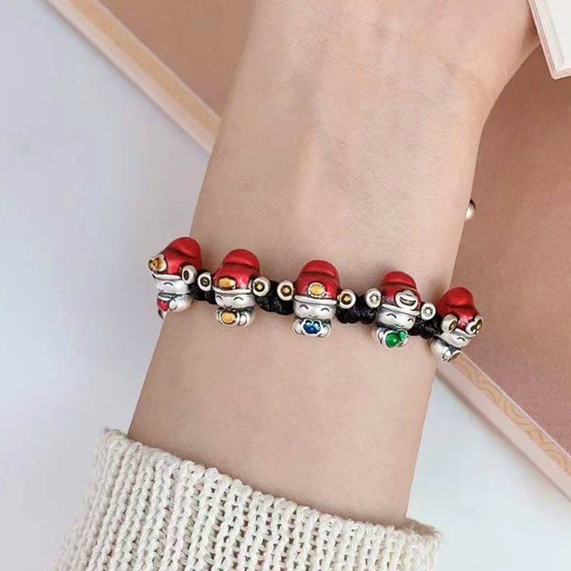 2023 God of Wealth Bracelet Female Braided Bracelet Couple Bracelet