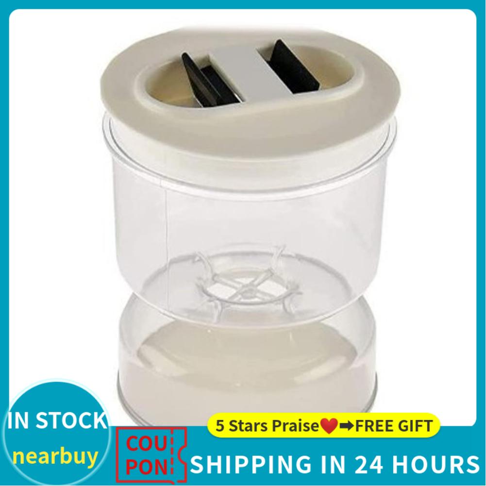 Nearbuy Hourglass Pickle Jar Upside Down Storage Airtight Lid Easy To