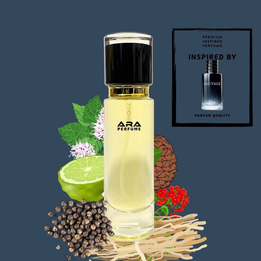 Ara Perfume Inspired SAUUVAGE Pati Perfume Men Perfume Gred Parfum EDP ...