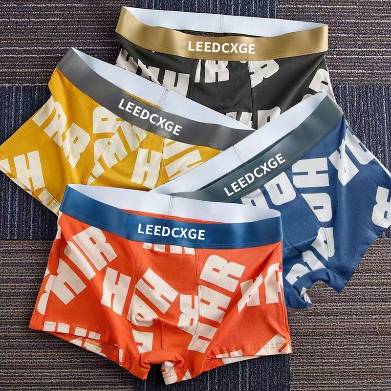 New Ice Silk Men S Underwear Plus Size Antibacterial Breathable Boxers Kg Shopee Singapore