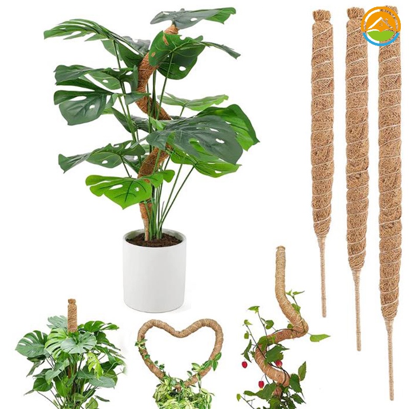 Bendable Coco Coir Moss Pole/Plant Cages Climbing Poles/Plants Support