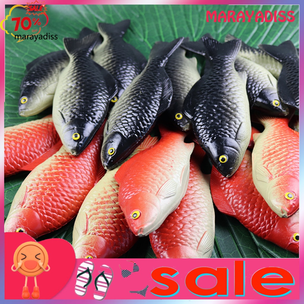 Plastic Fish Toy Realistic Fish Toy Realistic Black White Artificial ...