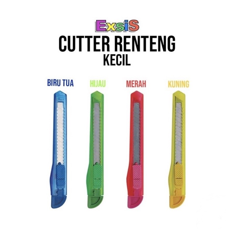 Cutter Exsis serbaguna Cutter Kertas Cutter Plastik - Gambar 2
