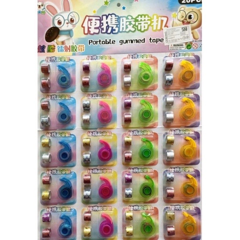 Isolasi Mini Set Solatif Set Mini Gliter Selotif Mini