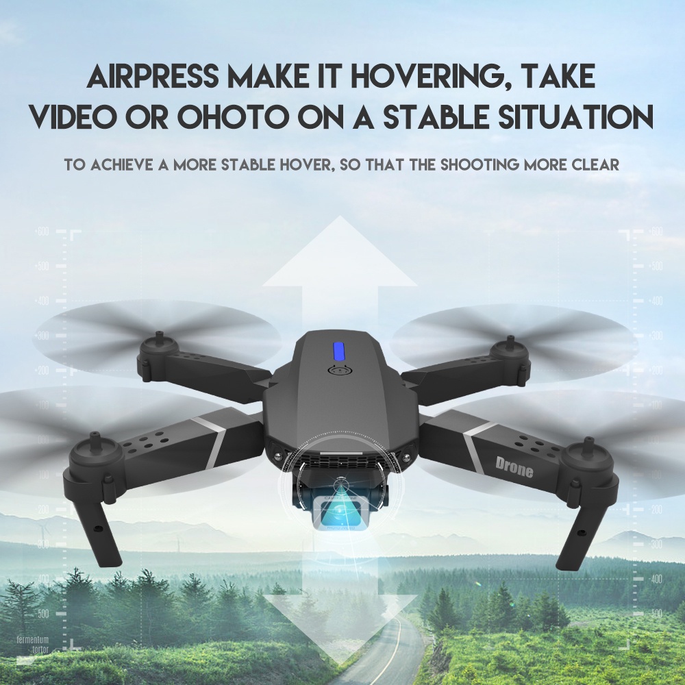Camera Height Hold RC Foldable Quadcopter Dron Rc Helicopter Drone Gift ...