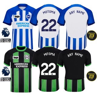 Brighton Home Soccer Jersey 22-23 Mitoma 22