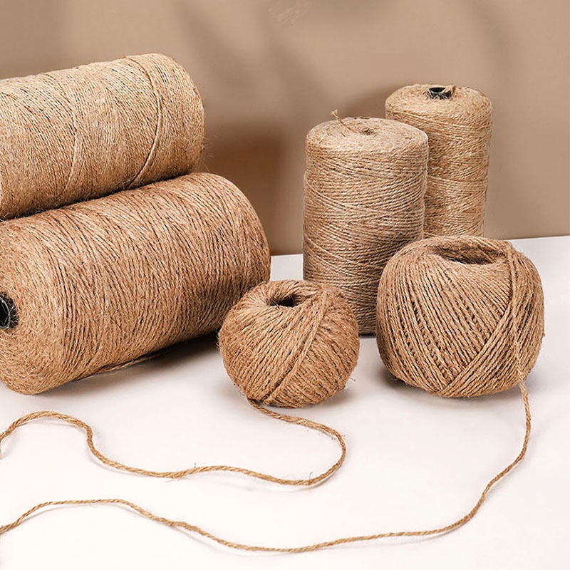 AlmenclafdMY] 10M Natural Cotton Rope Natural 100% Pure Braided Twisted Cord  Twine 5mm