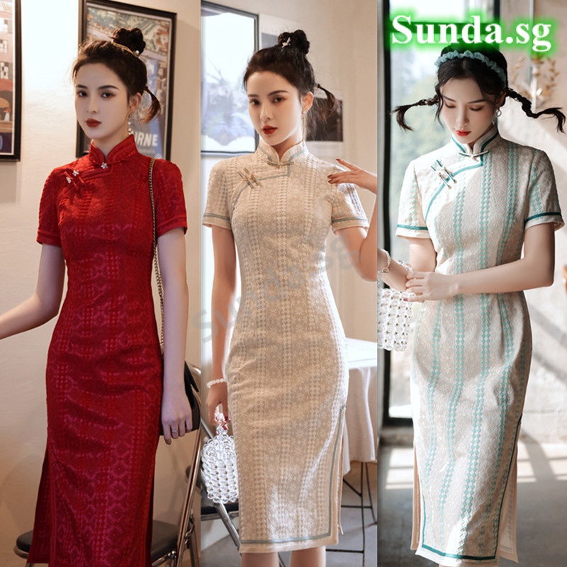 red qipao - Prices and Deals - Women's Apparel Mar 2024