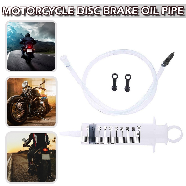 Motorcycle Bleed Kit Caliper Gas Bleed Syringe Tool For Hydraulic Brake