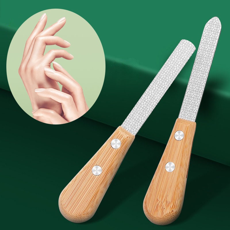 Stainless Steel Nail File Sanding Bar File Nail Grinding Sand Bar Nail