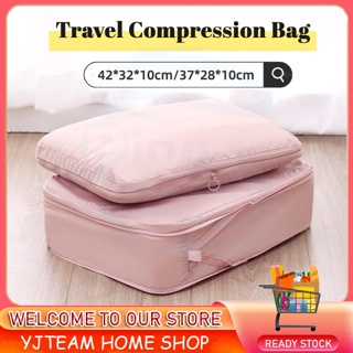 Zipper Document Storage Bag Large Clothes Luggage Compression Lock  Reclosable Handbag Portable Travel Home Organization