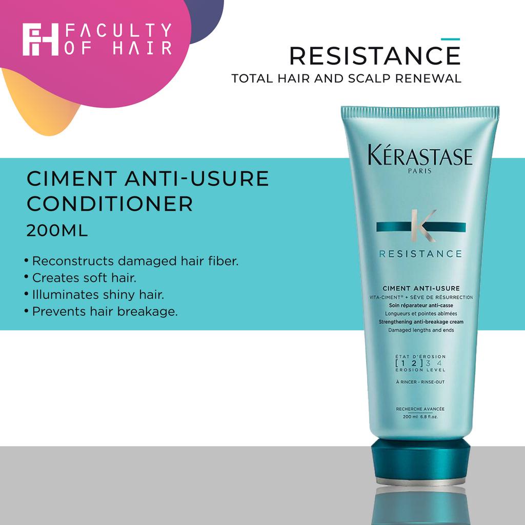 Kerastase Resistance Ciment Anti Usure Conditioner (200ml) Shopee