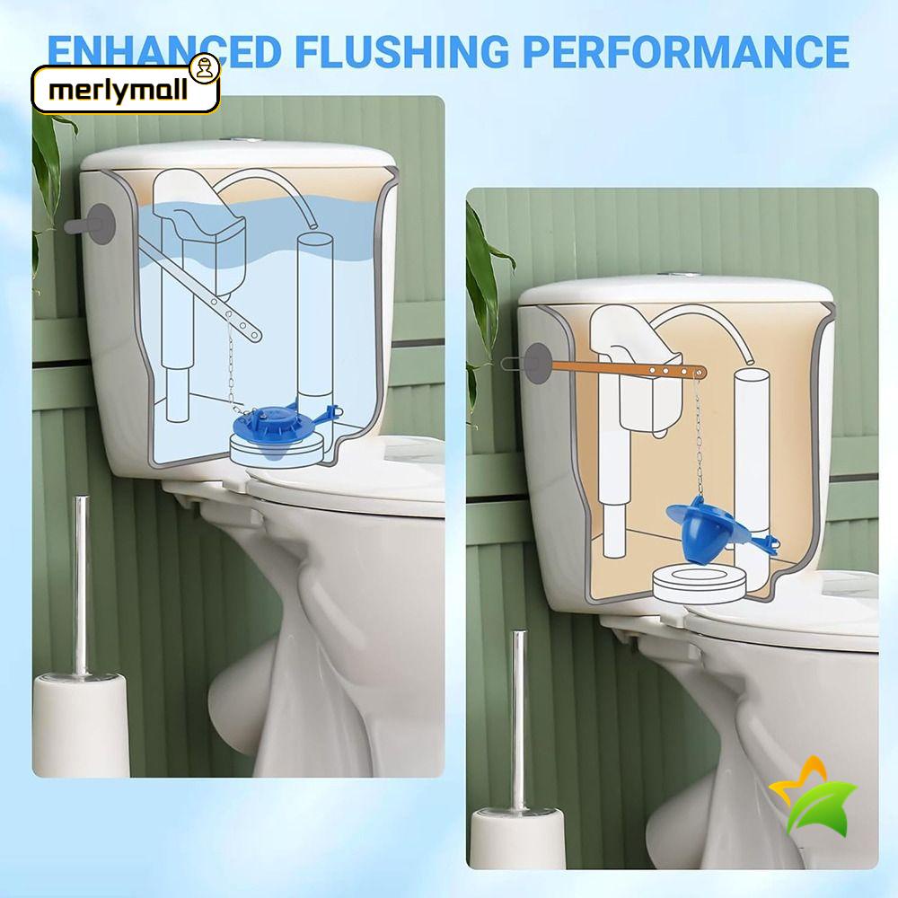 MERLYMALL Flush Valve Flapper, Universal Rubber Stopper Toilet Flapper