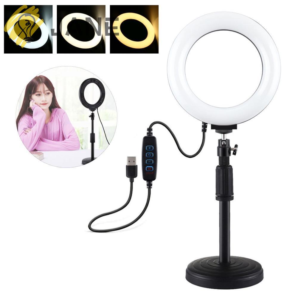 JANE LED Ring Light Makeup Curved Surface Dimmable Live Streaming Video