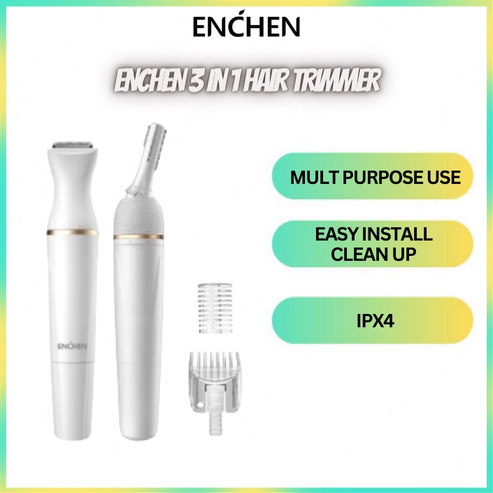 ENCHEN Mocha D Hair Epilator Shaver 3in1 Multi Purpose 30° Adjustable ...
