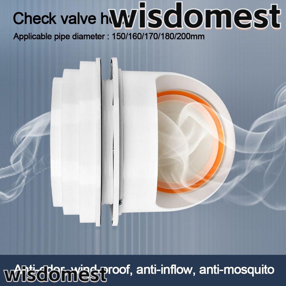 WISDOMEST Wall Ceiling Air Vent, Backdraft Damper Kitchen Exhaust