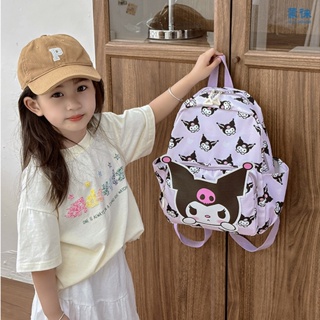Sanrio Anime Mymelody Kuromi Cinnamoroll Children Backpack Travel Bag  Schoolbag Girls Kindergarten Bookbag Mochila Birthday Gift 