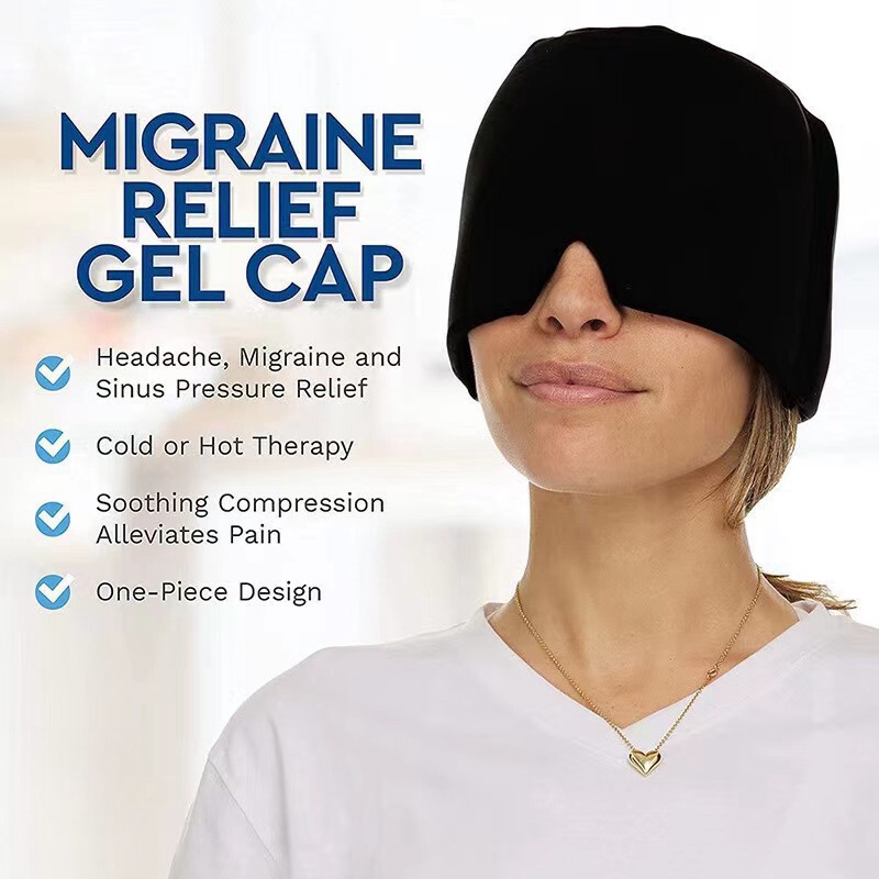 [SG stock] Cold compress Hot compress cap/Migraine relief cap/Relieve headache and eye pain