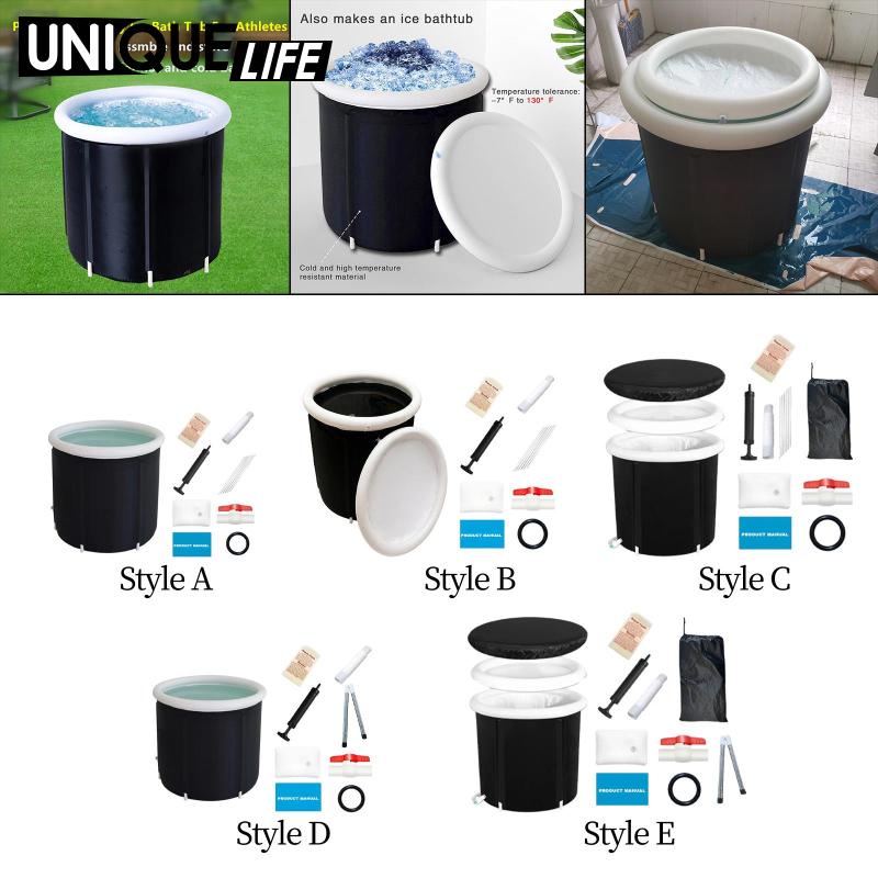 [Yoyoyo1] Portable Ice Bathtub for Adults Inflatable Bath for Shower