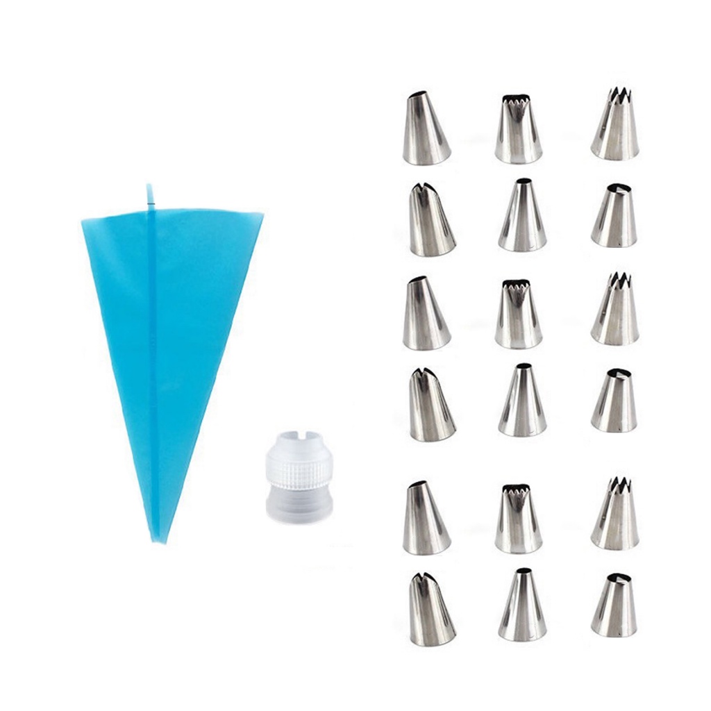 PA Versatile Piping Tips for Desserts Stainless Steel Piping Tips for