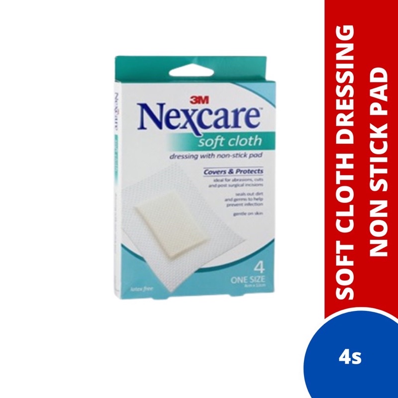 3M Nexcare Soft Cloth Dressing (Non-Stick Pad / Roll Dressing) | Shopee ...