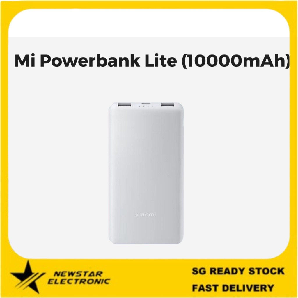 Xiaomi Power Bank 10000mAh 22.5W Lite Version P16ZM Type C PD Two