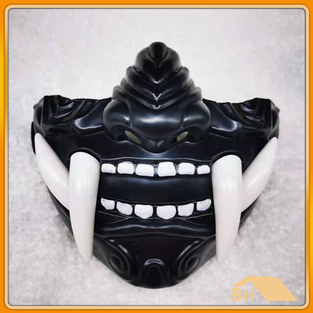 Japanese Samurai Prajna Cosplay Mask - High-Quality Resin Halloween & Costume Mask