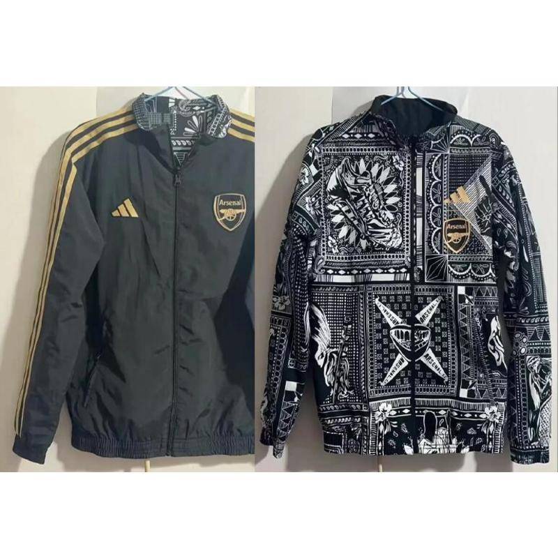 23/24 Arsenal Ian Wright Football Jacket Windbreaker Series Reversible ...