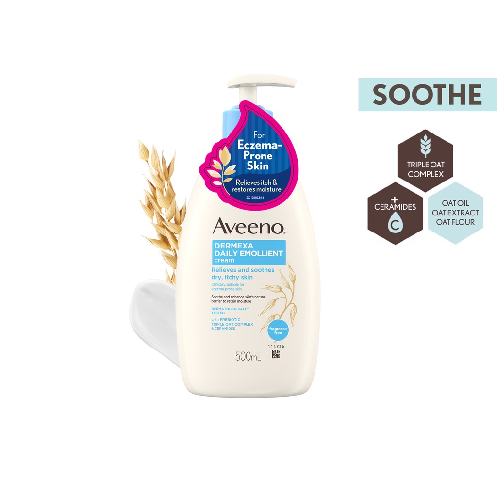 Aveeno Dermexa Body Cream 500Ml Shopee Singapore
