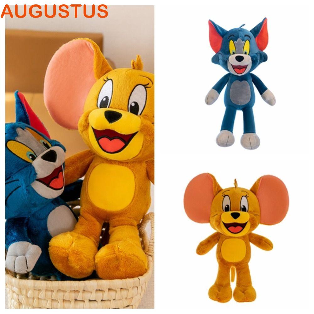 AUGUSTUS Cat Mouse Plushies Stuffed Animals, Tom and Jerry Plush Cat ...