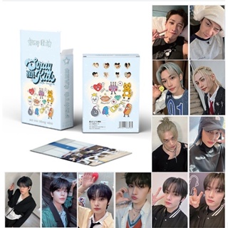 50pcs/box Stray kids Photocards Laser Card Felix Hyunjin Album Lomo Cards  Kpop Postcards
