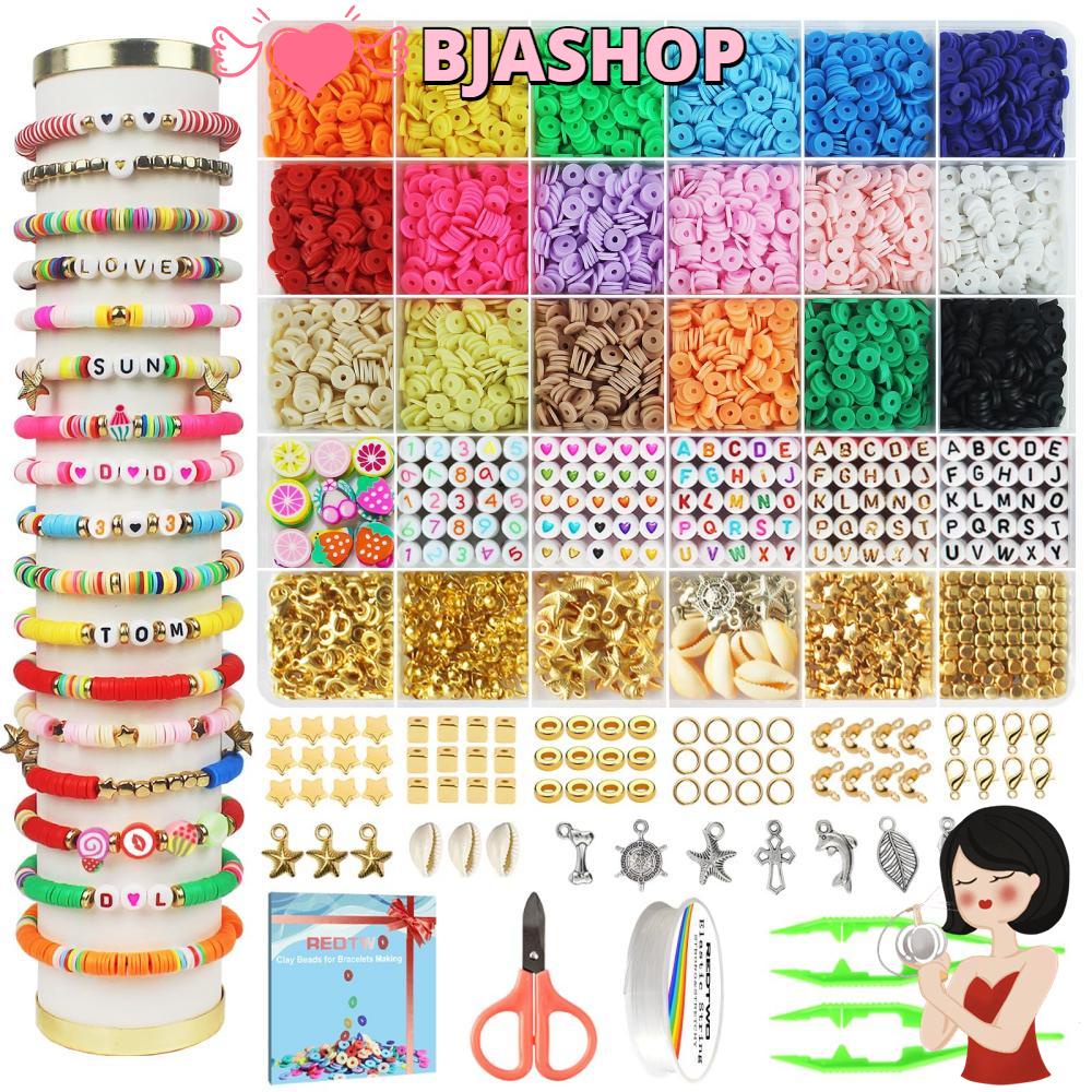 SG] DitaDot DIY Alphabet Beads for Bracelets Necklace Earrings