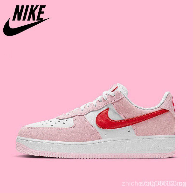 White pink hot sale air force