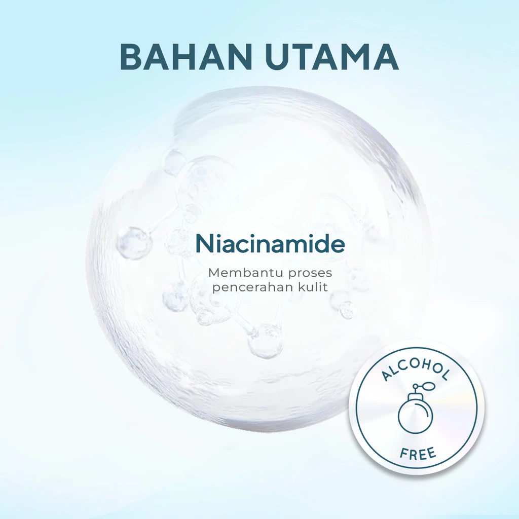 WARDAH Lightening Face Mist 60 ml - Face Mist 3-in-1 dengan 4X Niacinamide Advanced - Mencerahkan Kulit Sebagai Primer Sekaligus Setting Spray Untuk Kunci Tampilan Make Up - Spray Untuk Primer, Setting Spray dan Refresh - Skincare - Gambar 2