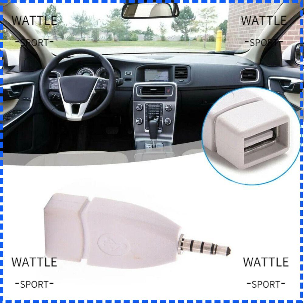 WATTLE Car Audio Adapter, AUX Audio Plug Jack 3.5mm Male Audio