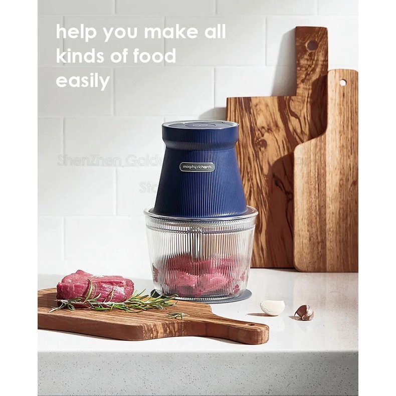 MORPHY RICHARDS Meat Grinder Household Wireless Complementary Food ...
