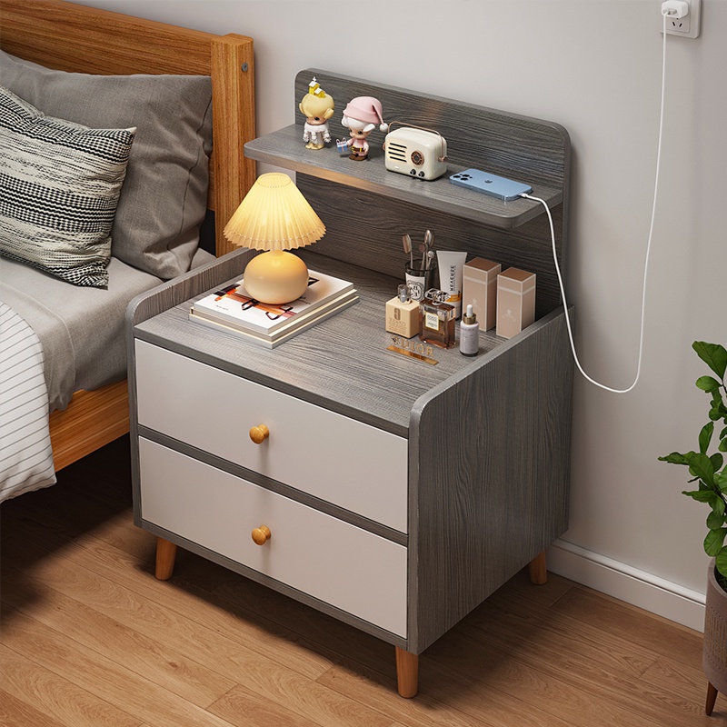 Bedside Table Storage Cabinet Rental Room Storage Rack Cabinet | Shopee ...