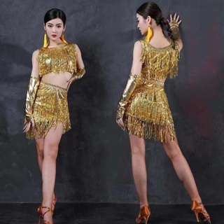 Shinning 3Rows Gold Coin Belly Dance Costume Hip Scarves Skirt Belt Dancing  Wrap