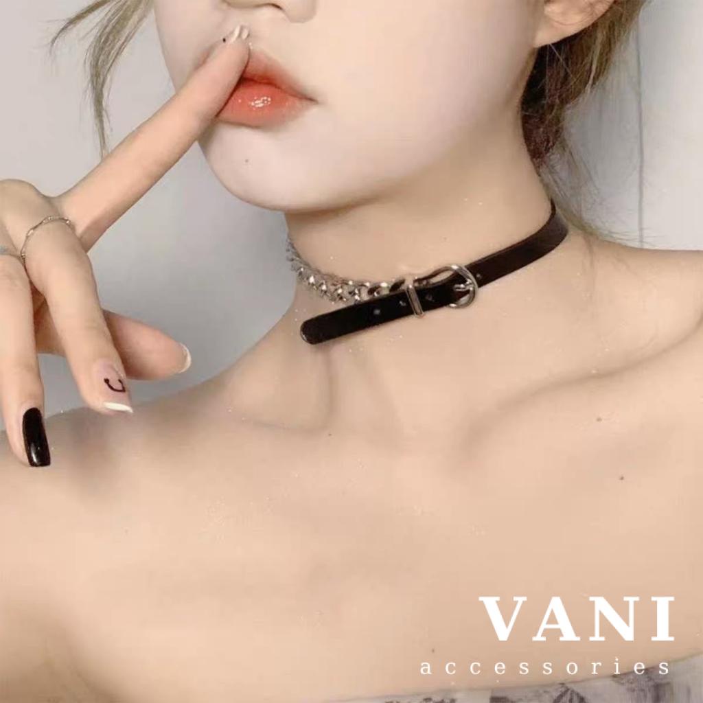 Choker clearance leather necklace