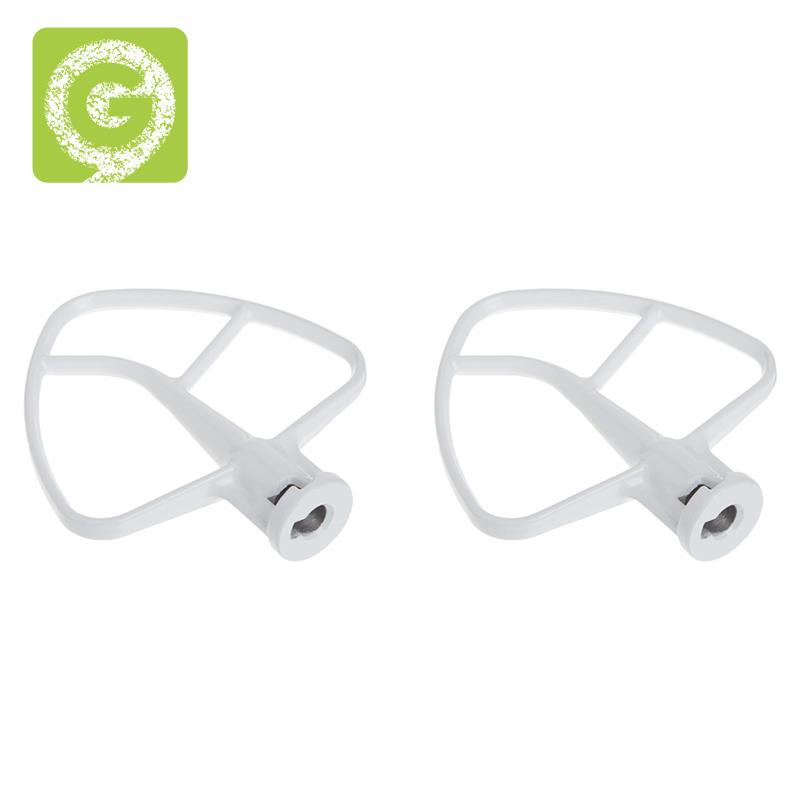 1 Set Flat Beater K45B Flat Beater Coated Flat Beater White 4.5Qt