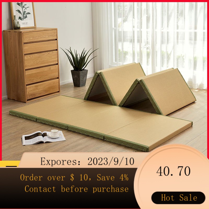 Foldable Tatami Mat Coconut Palm Core Mattress Customization Tatami
