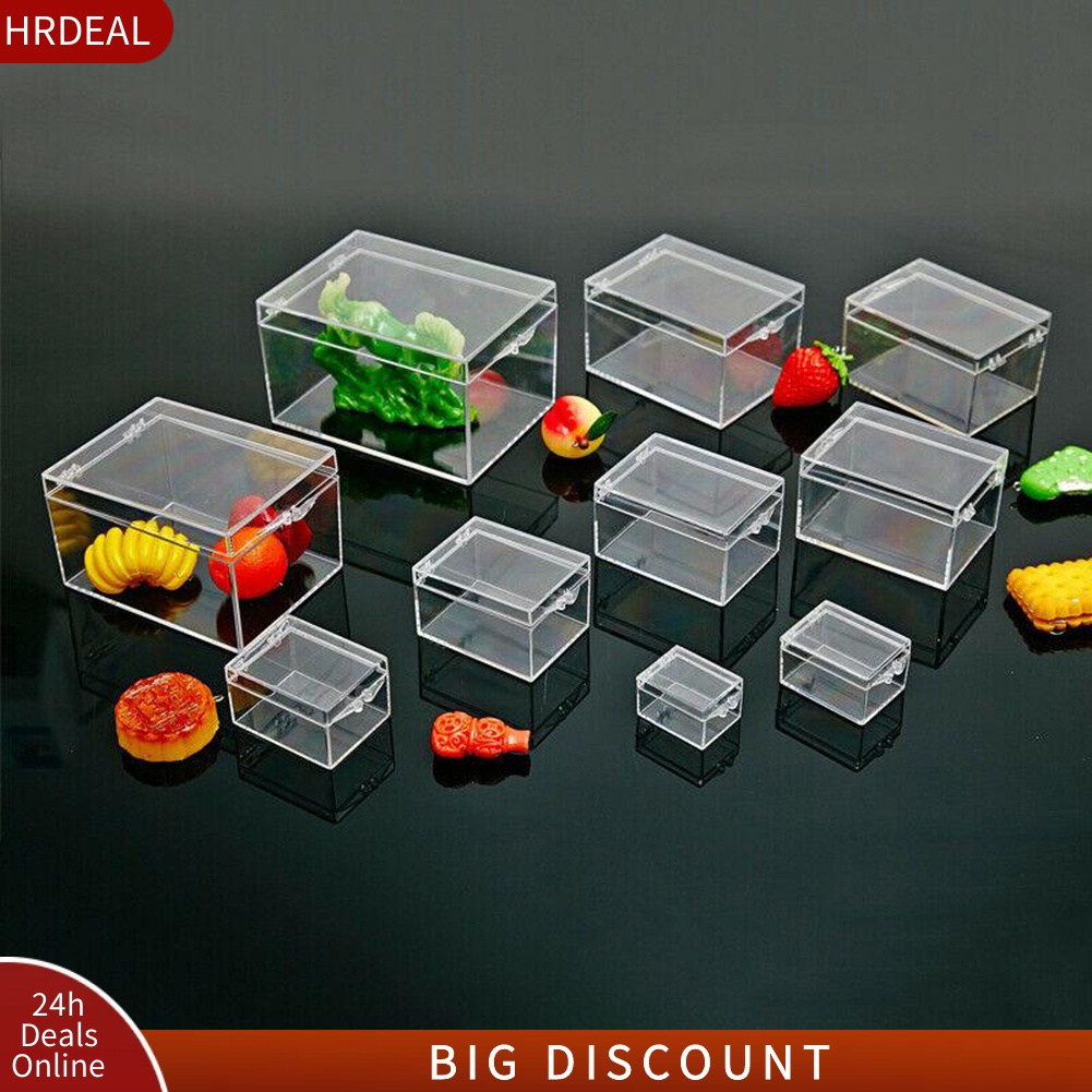[DEAL] Clear Plastic Box Rectangular Insect Specimen Display Desktop ...