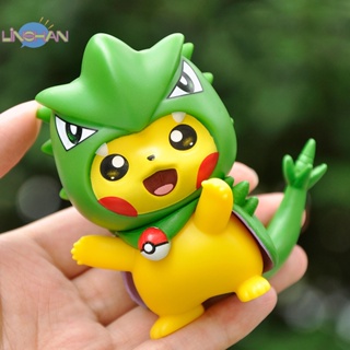 10pcs Pokemon Anime Figures Eevee Pikachu Charizard Bulbasaur PVC Action  Figure Toys 2-3CM Mini Figurine Model Dolls Kids Gifts
