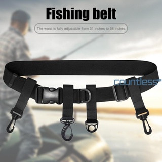 Fishing Waist Belt Rod Holder Adjustable Waist Wading Belts with Portable  Pole Inserter for Spinning Casting Reel Surf Kayak Fly Fishing Portable