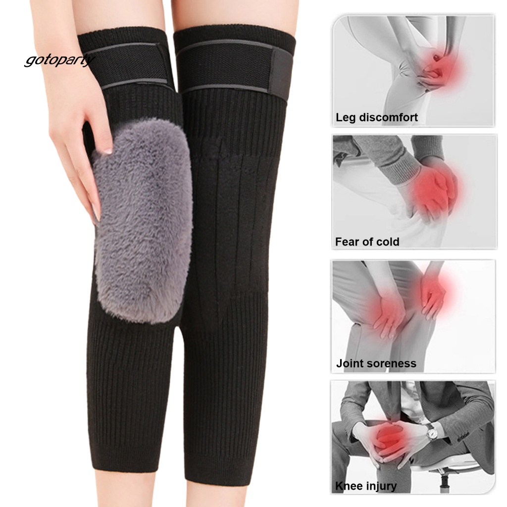 1pair Anti-Slip Warming Knee Pads,Knee Joint Warm Leg Covers.